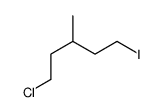 1-chloro-5-iodo-3-methylpentane Structure