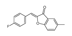 2-[(4-fluorophenyl)methylidene]-5-methyl-1-benzofuran-3-one Structure
