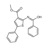 methyl 2-benzamido-5-phenylthiophene-3-carboxylate Structure