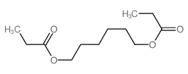 6-propanoyloxyhexyl propanoate结构式