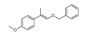 1-methoxy-4-(1-phenylmethoxyprop-1-en-2-yl)benzene结构式