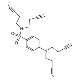 N,N,N',N'-Tetracyanethylsulfanilamid结构式