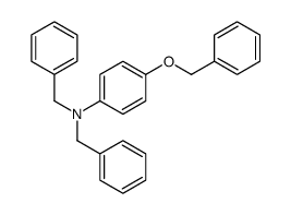 N,N-dibenzyl-4-phenylmethoxyaniline结构式