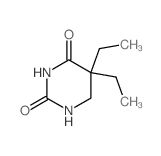 5,5-diethyl-1,3-diazinane-2,4-dione结构式