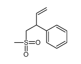 1-methylsulfonylbut-3-en-2-ylbenzene Structure