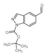 1-N-Boc-5-甲酰基吲唑结构式