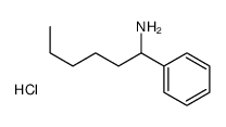 1-phenylhexan-1-amine,hydrochloride Structure