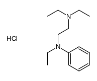 diethyl-[2-(N-ethylanilino)ethyl]azanium,chloride Structure