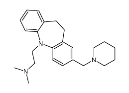 10,11-Dihydro-N,N-dimethyl-2-(1-piperidinylmethyl)-5H-dibenz[b,f]azepine-5-ethanamine Structure