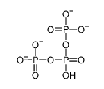 [[hydroxy(oxido)phosphoryl]oxy-oxidophosphoryl] phosphate结构式