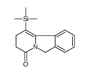 1-trimethylsilyl-3,6-dihydro-2H-pyrido[2,1-a]isoindol-4-one结构式