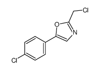 2-(Chloromethyl)-5-(4-chlorophenyl)oxazole Structure