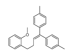 1-[4,4-bis(4-methylphenyl)but-3-enyl]-2-methoxybenzene结构式