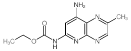 Carbamic acid,(8-amino-2-methylpyrido[2,3-b]pyrazin-6-yl)-, ethyl ester (9CI)结构式