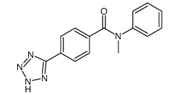 N-methyl-N-phenyl-4-(2H-tetrazol-5-yl)benzamide Structure