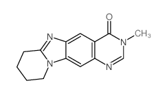 3-methyl-7,8,9,10-tetrahydro-3H-pyrido[1',2':1,2]imidazo[4,5-g]quinazolin-4-one Structure