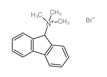 9H-fluoren-9-yl-trimethyl-azanium结构式
