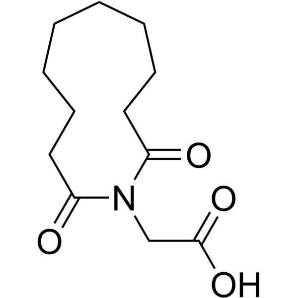 N-Sebacoylglycine结构式