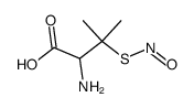 S-nitroso-N-acetylpenicillamine结构式