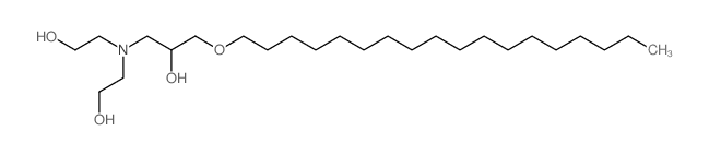 2-Propanol,1-[bis(2-hydroxyethyl)amino]-3-(octadecyloxy)- Structure