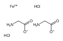 2-aminoacetate,iron(2+),dihydrochloride结构式