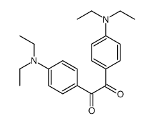 1,2-bis[4-(diethylamino)phenyl]ethane-1,2-dione结构式