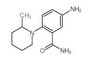 5-AMINO-2-(2-METHYL-PIPERIDIN-1-YL)-BENZAMIDE结构式