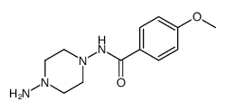 Benzamide, N-(4-amino-1-piperazinyl)-4-methoxy- (9CI) Structure