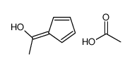 1-(cyclopenta-2,4-dien-1-ylidene)ethyl acetate结构式