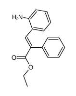 ethyl (E)-3-(2-aminophenyl)-2-phenylpropanoate Structure