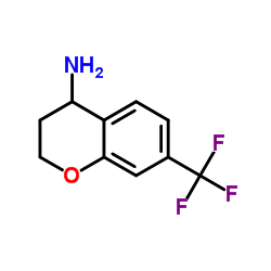 7-(trifluoromethyl)chroman-4-amine Structure