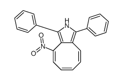 4-nitro-1,3-diphenyl-2H-cycloocta[c]pyrrole结构式