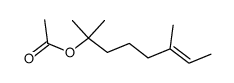 2,6-dimethyloct-6-en-2-yl acetate结构式