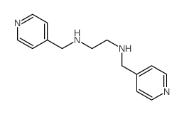 N,N-bis(pyridin-4-ylmethyl)ethane-1,2-diamine结构式