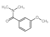 3-methoxy-N,N-dimethyl-benzamide structure