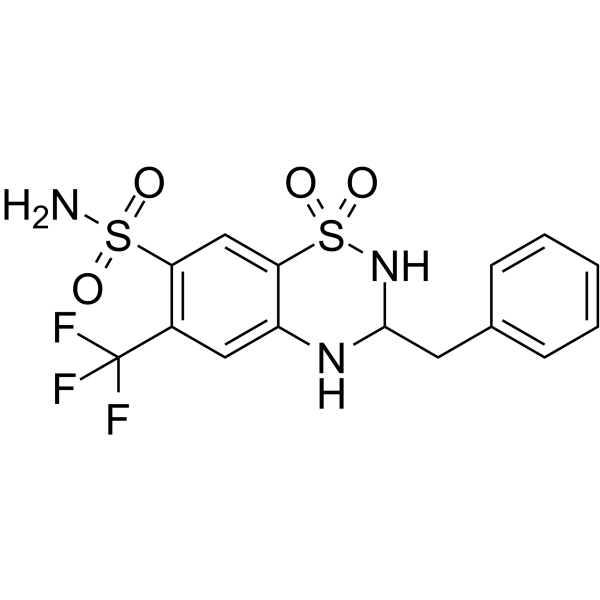 bendroflumethiazide Structure