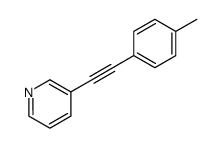 3-(2-(4-methylphenyl)ethynyl)pyridine结构式