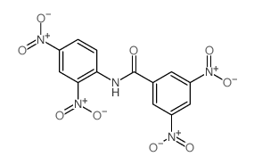 Benzamide,N-(2,4-dinitrophenyl)-3,5-dinitro- Structure