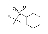 cyclohexyl trifluoromethyl sulfone Structure