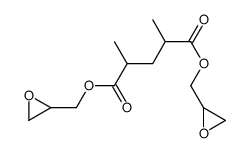 bis(oxiran-2-ylmethyl) 2,4-dimethylpentanedioate Structure