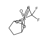 (7-cyano-7-bicyclo[2.2.1]heptanyl) trifluoromethanesulfonate Structure