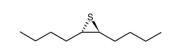 trans-2,3-di-n-butylthiirane结构式