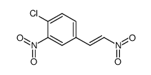 4-chloro-3,β-dinitro-styrene Structure