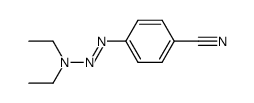 4-(3,3-diethyltriaz-1-en-1-yl)benzonitrile结构式