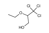 3,3,3-trichloro-2-ethoxy-propan-1-ol结构式
