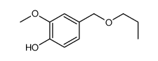 2-methoxy-4-(propoxymethyl)phenol结构式