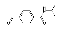 4-formyl-n-(1-methylethyl)-benzamide Structure