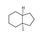 (3aR)-3a-Methyl-cis-hexahydro-indan结构式