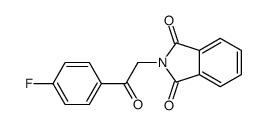 2-[2-(4-fluorophenyl)-2-oxoethyl]isoindole-1,3-dione结构式