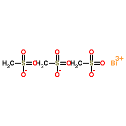 Bismuth tris(methanesulfonate) structure